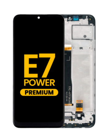 LCD Assembly with Frame for Motorola Moto E7 Power (XT2097-6) (BLACK) (Premium)