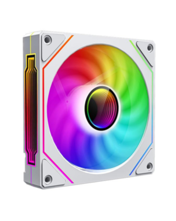 4Pro (ARGB) Quiet Cooling Fan (120*120*25MM) (WHITE) (Only Ground Shipping)