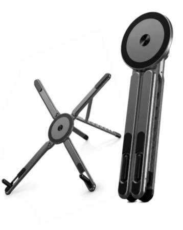 Portable Multi-Functional Holder for Laptop and Phone (BLACK) (Only Ground Shipping)