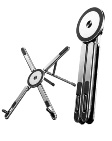 Portable Multi-Functional Holder for Laptop and Phone (SILVER) (Only Ground Shipping)