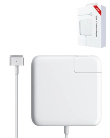 Power Adapter (T-Connector) for MacBook (MS 2) (6ft) (60W) (Only Ground Shipping)