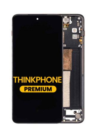 OLED Assembly with Frame for Motorola Thinkphone (2023) (CARBON BLACK) (Premium)