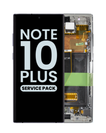 Purchase the OLED Assembly with Frame for Galaxy Note 10 Plus N975 in Aura Glow, Service Pack.