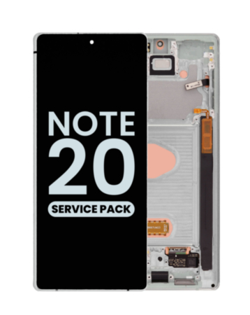 Order the OLED assembly with frame for Galaxy Note 20 N980 and N981 in Mystic Gray, service pack.
