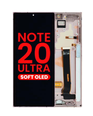 OLED Assembly with Frame for Galaxy Note 20 Ultra N985 / N986 (MYSTIC BRONZE) (Aftermarket OLED)
