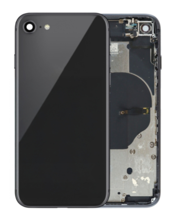 Back Housing Frame with Small Components Pre-Installed for iPhone 8 (SPACE GRAY) (OEM Pull B Grade)