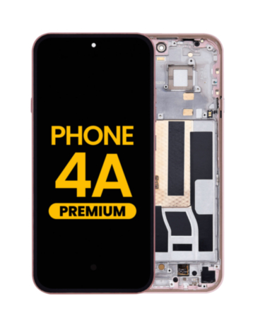 OLED Assembly with Frame for Nothing Phone 4A (PINK) (Premium)