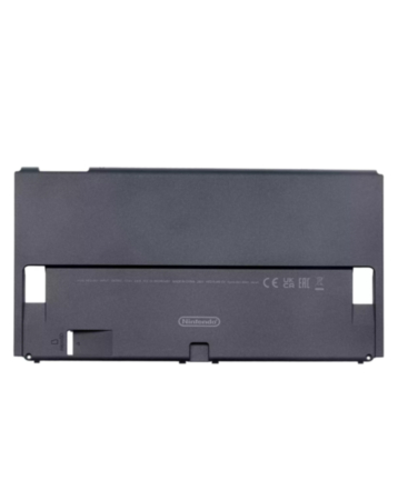 Back Cover Housing Shell Rear Case & Bezel (BLACK) for Nintendo Switch OLED 