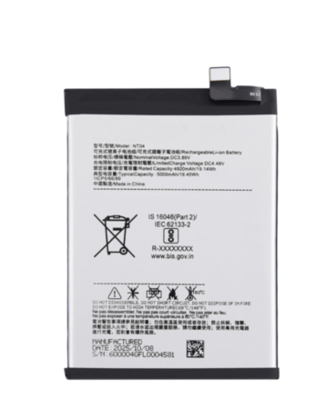 Replacement Battery for Nothing Phone (3a) / Phone (3a) Pro (NT04) (Only Ground Shipping)