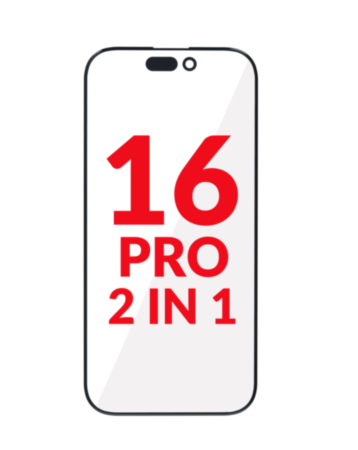 2-in-1 (Front Glass + OCA) for iPhone 16 Pro (Premium) (Pack of 10)