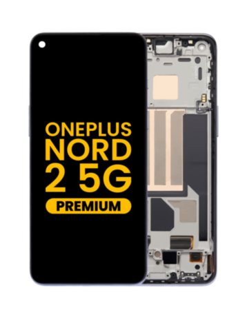 OLED Assembly with Frame for OnePlus Nord 2 5G (GRAY SIERRA) (Premium)