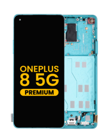 OLED Assembly with Frame for OnePlus 8 5G (GLACIAL GREEN) (Premium)