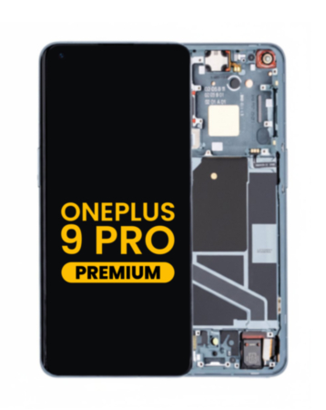 OLED Assembly with Frame for OnePlus 9 Pro (Not Compatible with Verizon 5G UW Model) (GREEN) (Premium)