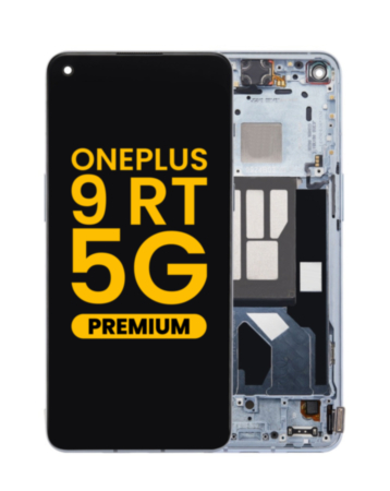 OLED Assembly with Frame for OnePlus 9RT 5G (SILVER) (Premium)