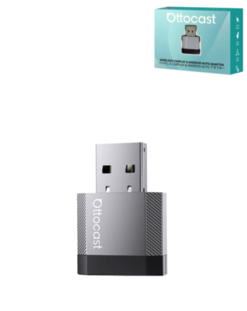 Ottocast - Compact Wireless CarPlay & Android Auto Adapter (Only Ground Shipping)