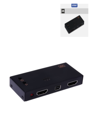 Onten Intelligent Splitter / Switcher for (HDMI / MINI DP / DP to HDMI) (Only Ground Shipping)