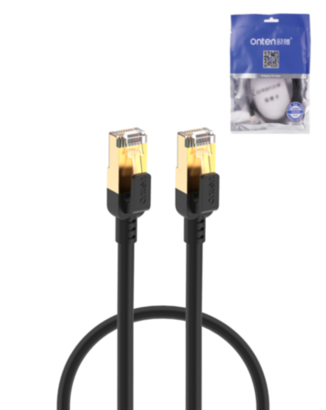 Onten CAT8 Ethernet Cable (BLACK) (3ft) (Only Ground Shipping)
