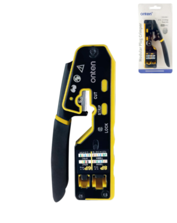 Onten 2in1 Metal Modular Ethernet Grimping Tool (Cat6 & Cat 5e) (Only Ground Shipping)
