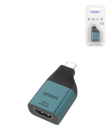 Onten Adapter for USB-C to HDMI (4K@60Hz) (Only Ground Shipping)