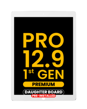 LCD and Digitizer Assembly for iPad Pro 12.9 (1st Gen / 2015) (WHITE) (Daughter Board Pre-Installed) (Premium)