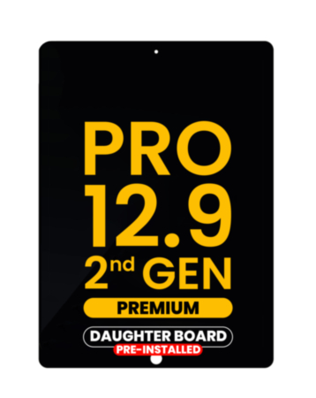 LCD and Digitizer Assembly for iPad Pro 12.9 (2nd Gen / 2017) (BLACK) (Daughter Board Pre-Installed) (Premium)
