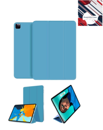 Smart Full Body Magnet Cover - LIGHT BLUE for iPad Pro 13 (7th / 2024) (Only Ground Shipping)