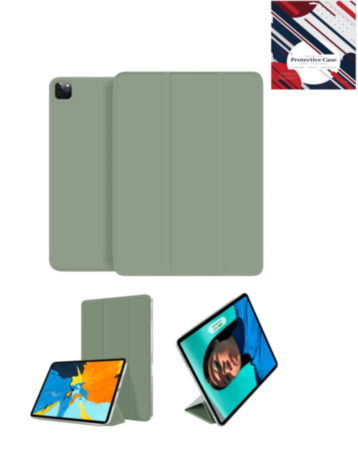 Smart Full Body Magnet Cover - DARK GREEN for iPad Pro 13 (7th / 2024) (Only Ground Shipping)