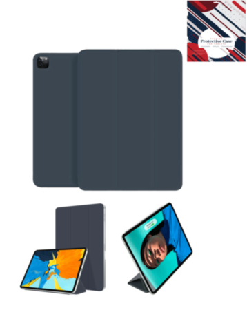 Smart Full Body Magnet Cover - NAVY BLUE for iPad Pro 13 (7th / 2024) (Only Ground Shipping)