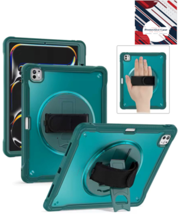 Full Body Protective Case - GREEN for iPad Pro 13 (7th / 2024) (Only Ground Shipping)