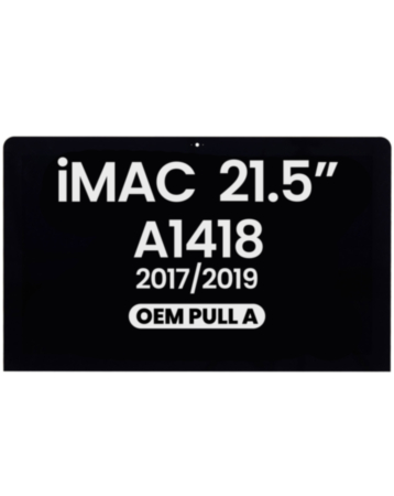 iMac 21.5" 4K (A1418, Mid 2017 / Early 2019) (LM215UH1 SDB1) LCD Assembly (OEM Pull A Grade) (Only Ground Shipping)