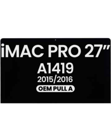 iMac 27" Retina 5K (A1419, Late 2015 / Early 2016) (LM270QQ1 SDB1) LCD Assembly (OEM Pull A Grade) (Only Ground Shipping)