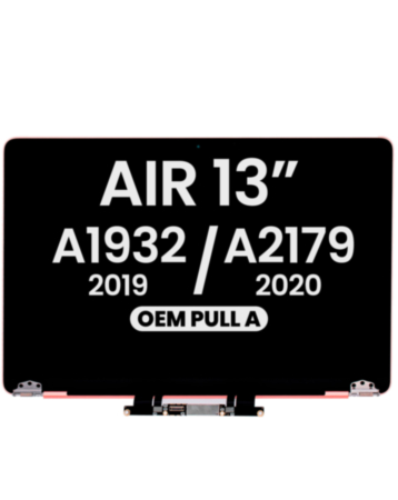 LCD Assembly (ROSE GOLD) (OEM Pull A Grade) for MacBook Air 13" Retina (A1932 / Mid 2019) (A2179 / Early 2020)