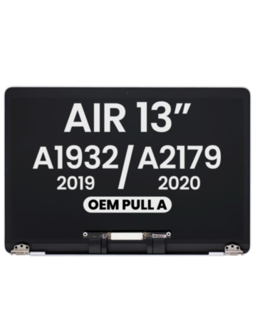 LCD Assembly (SILVER) (OEM Pull A Grade) for MacBook Air 13" Retina (A1932 / Mid 2019) (A2179 / Early 2020)