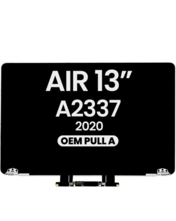 MacBook Air 13" Retina (A2337 / Late 2020) (M1) LCD Assembly (SPACE GRAY) (OEM Pull A Grade)