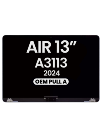 LCD Assembly for MacBook Air 13" (A3113 / 2024) (OEM Pull A Grade) (MIDNIGHT)