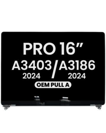 LCD Assembly for MacBook Pro 16" (A3403 / A3186 Late 2024) (OEM Pull A Grade) (SILVER)