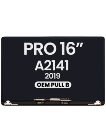 MacBook Pro 16" (A2141 / Mid 2019) LCD Assembly (SILVER) (OEM Pull B Grade)