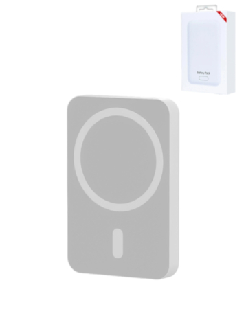 Wireless Charging MS Power Bank (WHITE) (10000 mAh / 15W) (Only Ground Shipping)