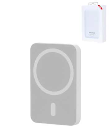 Wireless Charging MS Power Bank (WHITE) (5000 mAh / 5W) (Only Ground Shipping)