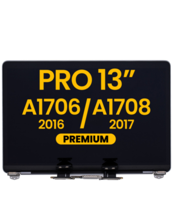 LCD Assembly (SPACE GRAY) (Premium) for MacBook Pro 13" with Touch Bar / Pro 13" (A1706 / Late 2016) (A1708 / Mid 2017)