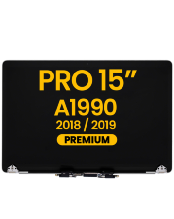 LCD Assembly (SPACE GRAY) (Premium) for MacBook Pro 15" Touch Bar (A1990 / Late 2018 / Early 2019)