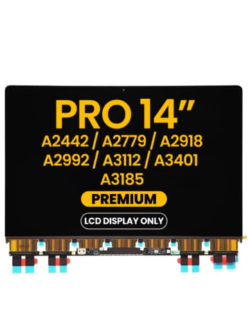 LCD Display Only (Premium) for MacBook Pro 14" (A2442 / A2779 / A2918 / A2992 / A3112 / A3401 / A3185)