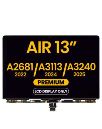 LCD Display Only (Premium) for MacBook Air 13" (A2681 / A3113 / A3240)