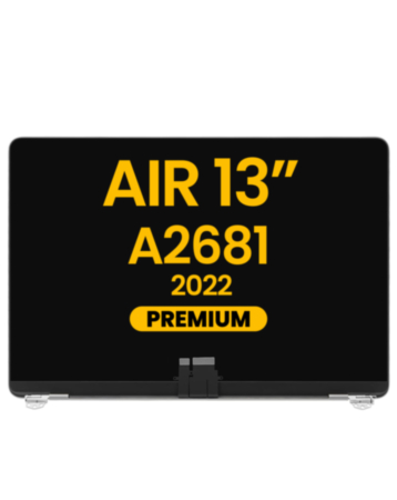 LCD Assembly (SILVER) (Premium) for MacBook Air 13" (A2681 / Mid 2022)