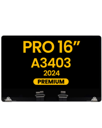 LCD Assembly (SILVER) (Premium) for MacBook Pro 16" (M4) (A3403 / Late 2024)