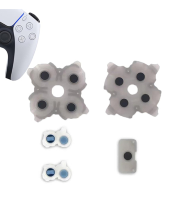 Conductive Rubber Pads for PlayStation 5 (Dual Sense) Wireless Controller (V1)