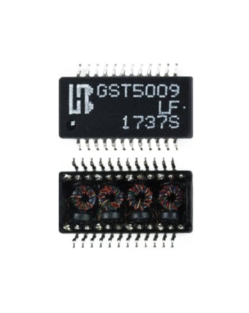 GST5009 LF1000 SOP24 Ethernet/LAN Base-T Magnetics Module Filter for PlayStation 5 (Soldering Required)