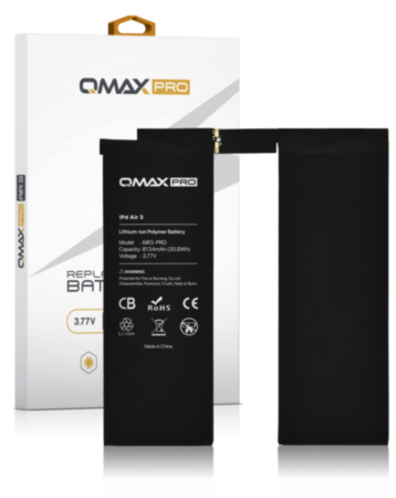 QMAX Replacement Battery for iPad Air 3 (8134 mAh) (Only Ground Shipping)