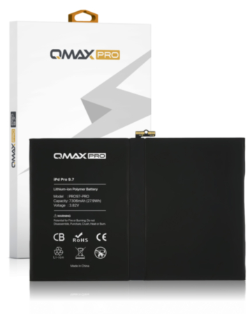 QMAX Replacement Battery for iPad Pro 9.7 (7306 mAh) (Only Ground Shipping)