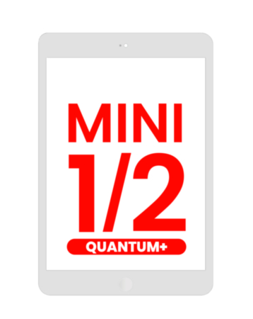 Quantum+ Digitizer for iPad Mini 1 / Mini 2 (WHITE) (Home Button and IC Chip Pre-Installed)